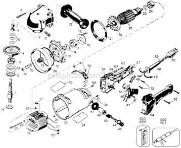 Part Location Diagram of 053650-03 DeWALT Terminal